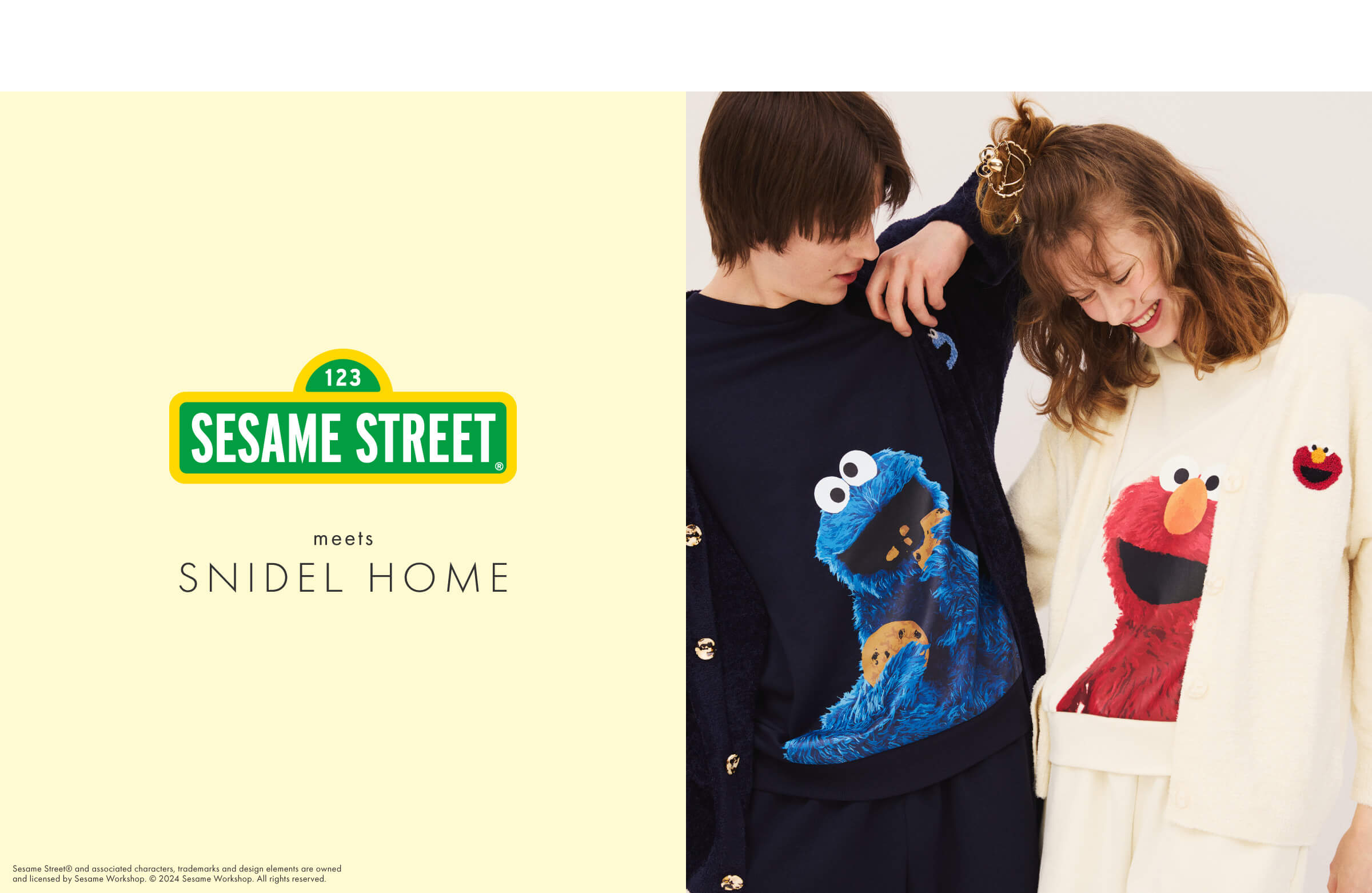 123 SESAME STREET meets SNIDEL HOME 4.12 12:00 START